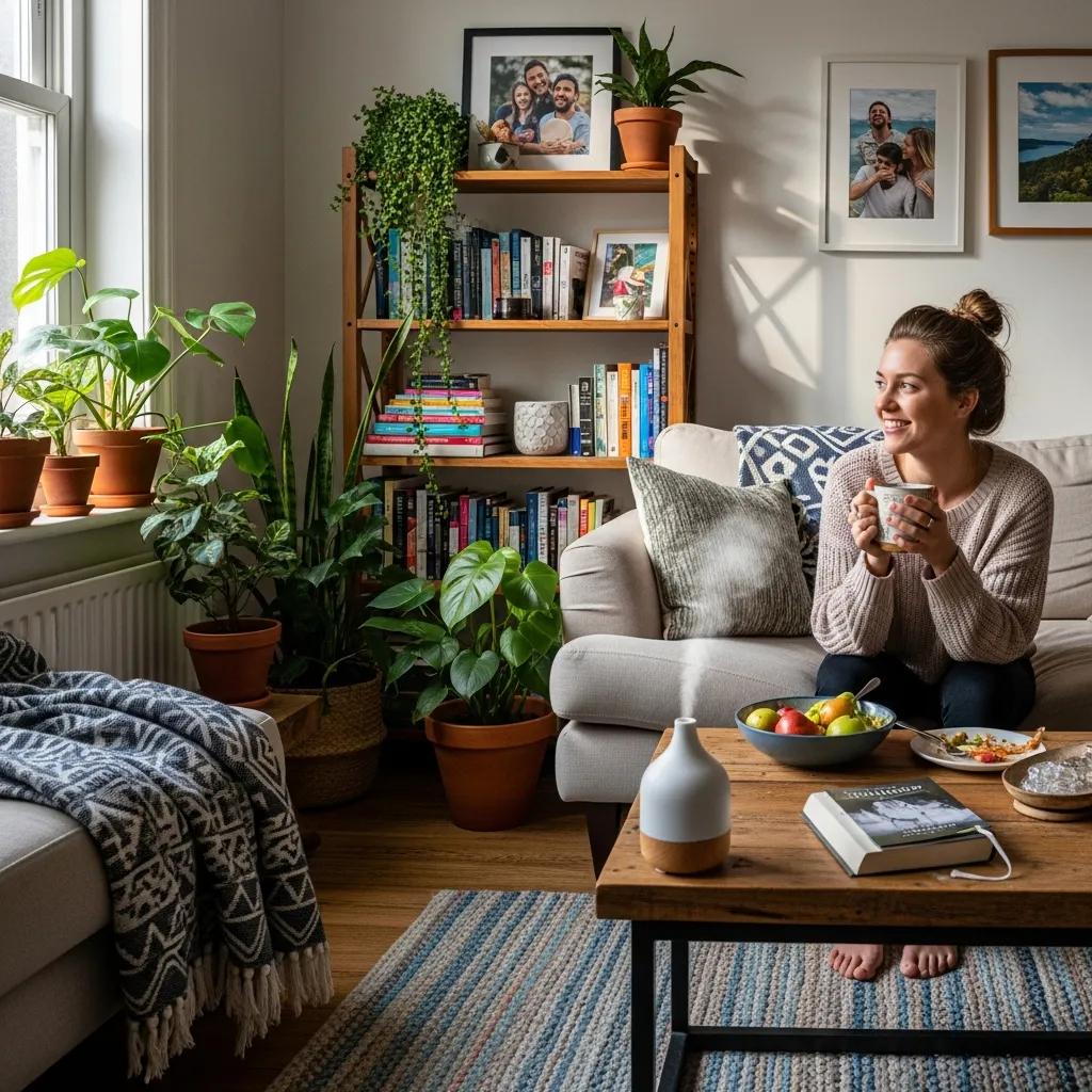 Tenant enjoying a secure and stable living environment in a well-maintained apartment, highlighting tenant rights
